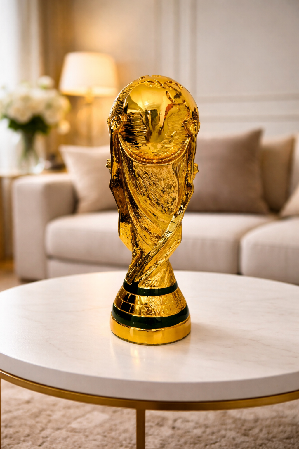 10 Inch FIFA World Cup Trophy Gold Finish Football