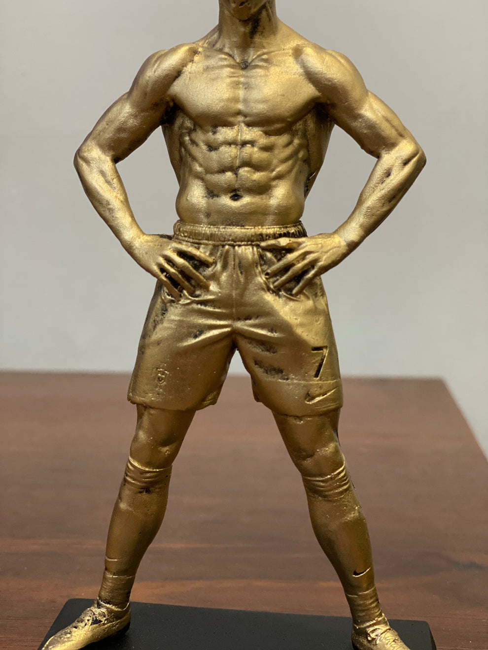 CR7 Ronaldo Inspired Football Player Statue 6 Inch