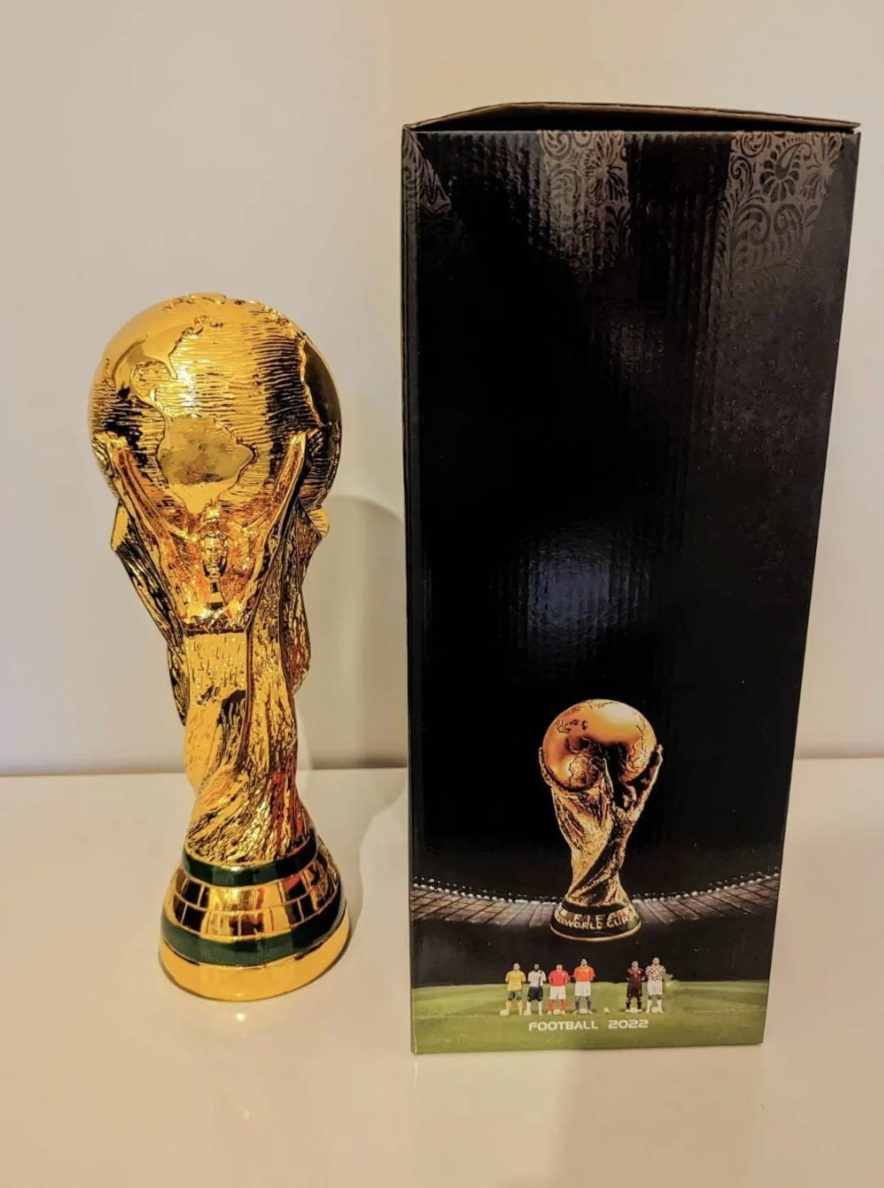 10 Inch FIFA World Cup Trophy Gold Finish Football